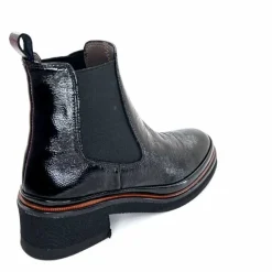 Bottines<XSA Bottines Légères 9176 Cuir Vernis Naplack Noir