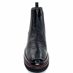 Bottines<XSA Bottines Légères 9176 Cuir Vernis Naplack Noir