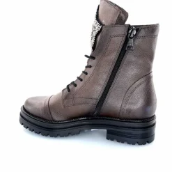 Rock|Fantaisie<Mjus Bottines M77277 301 Cuir Bronzo Bijoux Argent Marron