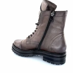 Rock|Fantaisie<Mjus Bottines M77277 301 Cuir Bronzo Bijoux Argent Marron