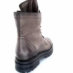 Rock|Fantaisie<Mjus Bottines M77277 301 Cuir Bronzo Bijoux Argent Marron