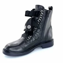 Rock|Féminin<Mjus Bottines T81204 101 6002 Cuir Noir