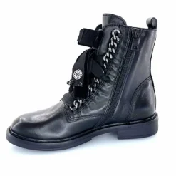 Rock|Féminin<Mjus Bottines T81204 101 6002 Cuir Noir