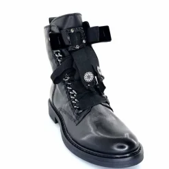 Rock|Féminin<Mjus Bottines T81204 101 6002 Cuir Noir