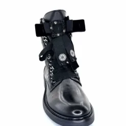 Rock|Féminin<Mjus Bottines T81204 101 6002 Cuir Noir