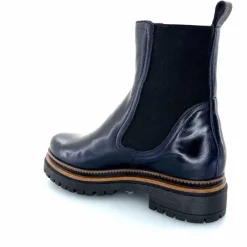 Basic|Bottines<Mjus Bottines T60204 101 Cuir Bleu Foncé Marine