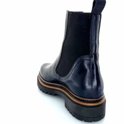 Basic|Bottines<Mjus Bottines T60204 101 Cuir Bleu Foncé Marine