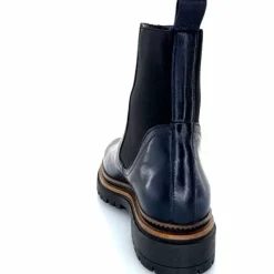 Basic|Bottines<Mjus Bottines T60204 101 Cuir Bleu Foncé Marine