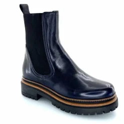 Basic|Bottines<Mjus Bottines T60204 101 Cuir Bleu Foncé Marine