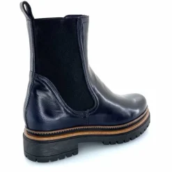 Basic|Bottines<Mjus Bottines T60204 101 Cuir Bleu Foncé Marine