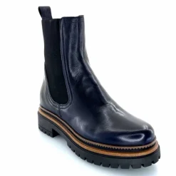 Basic|Bottines<Mjus Bottines T60204 101 Cuir Bleu Foncé Marine