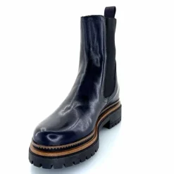 Basic|Bottines<Mjus Bottines T60204 101 Cuir Bleu Foncé Marine