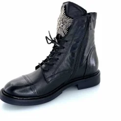 Rock|Fantaisie<Mjus Bottines T81209 201 Cuir Noir