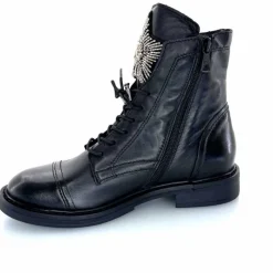 Rock|Fantaisie<Mjus Bottines T81209 201 Cuir Noir
