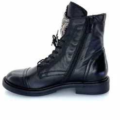 Rock|Fantaisie<Mjus Bottines T81209 201 Cuir Noir