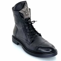 Rock|Fantaisie<Mjus Bottines T81209 201 Cuir Noir