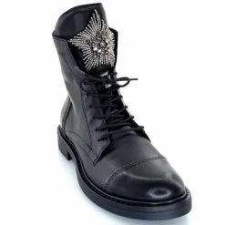 Rock|Fantaisie<Mjus Bottines T81209 201 Cuir Noir