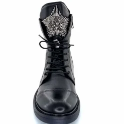 Rock|Fantaisie<Mjus Bottines T81209 201 Cuir Noir