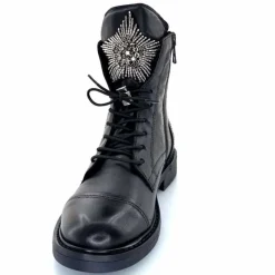 Rock|Fantaisie<Mjus Bottines T81209 201 Cuir Noir