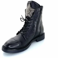 Rock|Fantaisie<Mjus Bottines T81209 201 Cuir Noir