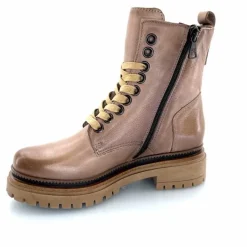 Rock|Bottines<Mjus Bottines T60209 102 Cuir Gazella Taupe