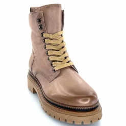 Rock|Bottines<Mjus Bottines T60209 102 Cuir Gazella Taupe