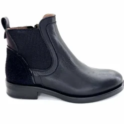 Basic<MKD Bottines Dean Cuir Noir