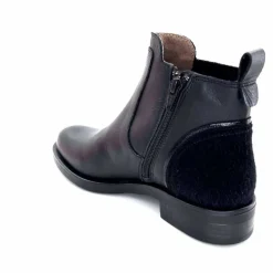 Basic<MKD Bottines Dean Cuir Noir