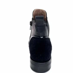 Basic<MKD Bottines Dean Cuir Noir