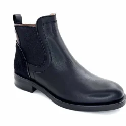Basic<MKD Bottines Dean Cuir Noir
