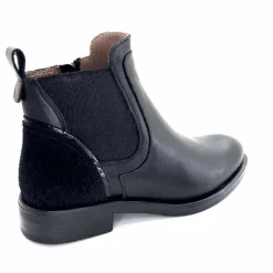 Basic<MKD Bottines Dean Cuir Noir