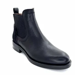 Basic<MKD Bottines Dean Cuir Noir