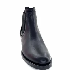 Basic<MKD Bottines Dean Cuir Noir