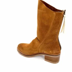 Talon|Féminin<MKD Bottines Jazon Daim Marron