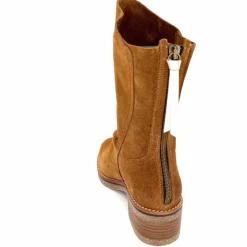 Talon|Féminin<MKD Bottines Jazon Daim Marron
