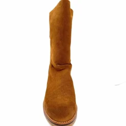 Talon|Féminin<MKD Bottines Jazon Daim Marron