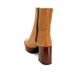Elégant|Bottines<l'arianna Bottines Pateforme Tr1556 Cuir Camel