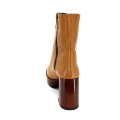Elégant|Bottines<l'arianna Bottines Pateforme Tr1556 Cuir Camel
