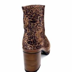 Talon|Animalier<Pons Quintana Bottines 10078.022 Daim Léo Léopard