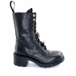 Bijoux|Bottines<GioPiu Bottines Rangers Lacées Gio+ Afra 44a Cuir Bijoux Noir