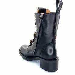 Bijoux|Bottines<GioPiu Bottines Rangers Lacées Gio+ Afra 44a Cuir Bijoux Noir