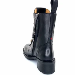 Bijoux|Bottines<GioPiu Bottines Rangers Lacées Gio+ Afra 44a Cuir Bijoux Noir