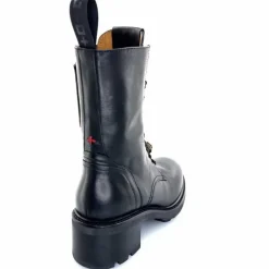 Bijoux|Bottines<GioPiu Bottines Rangers Lacées Gio+ Afra 44a Cuir Bijoux Noir