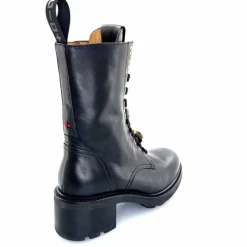 Bijoux|Bottines<GioPiu Bottines Rangers Lacées Gio+ Afra 44a Cuir Bijoux Noir