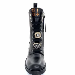 Bijoux|Bottines<GioPiu Bottines Rangers Lacées Gio+ Afra 44a Cuir Bijoux Noir