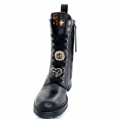Bijoux|Bottines<GioPiu Bottines Rangers Lacées Gio+ Afra 44a Cuir Bijoux Noir