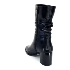 Bottines<Regarde Le Ciel Bottines Johan 11 Cuir Noir
