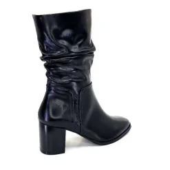 Bottines<Regarde Le Ciel Bottines Johan 11 Cuir Noir
