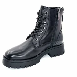 Rock|Masculin<Regarde Le Ciel Bottines Leticia 05 Cuir Noir