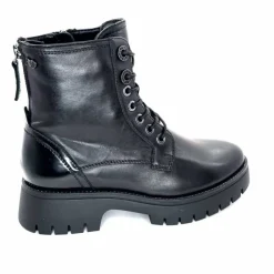Rock|Masculin<Regarde Le Ciel Bottines Leticia 05 Cuir Noir